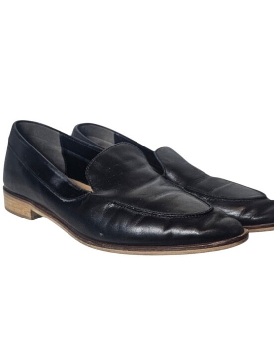 Everlane Shoes - Everlane Black Leather Slip-On Loafers Women's Size 9.5 Fall Work Office Italian